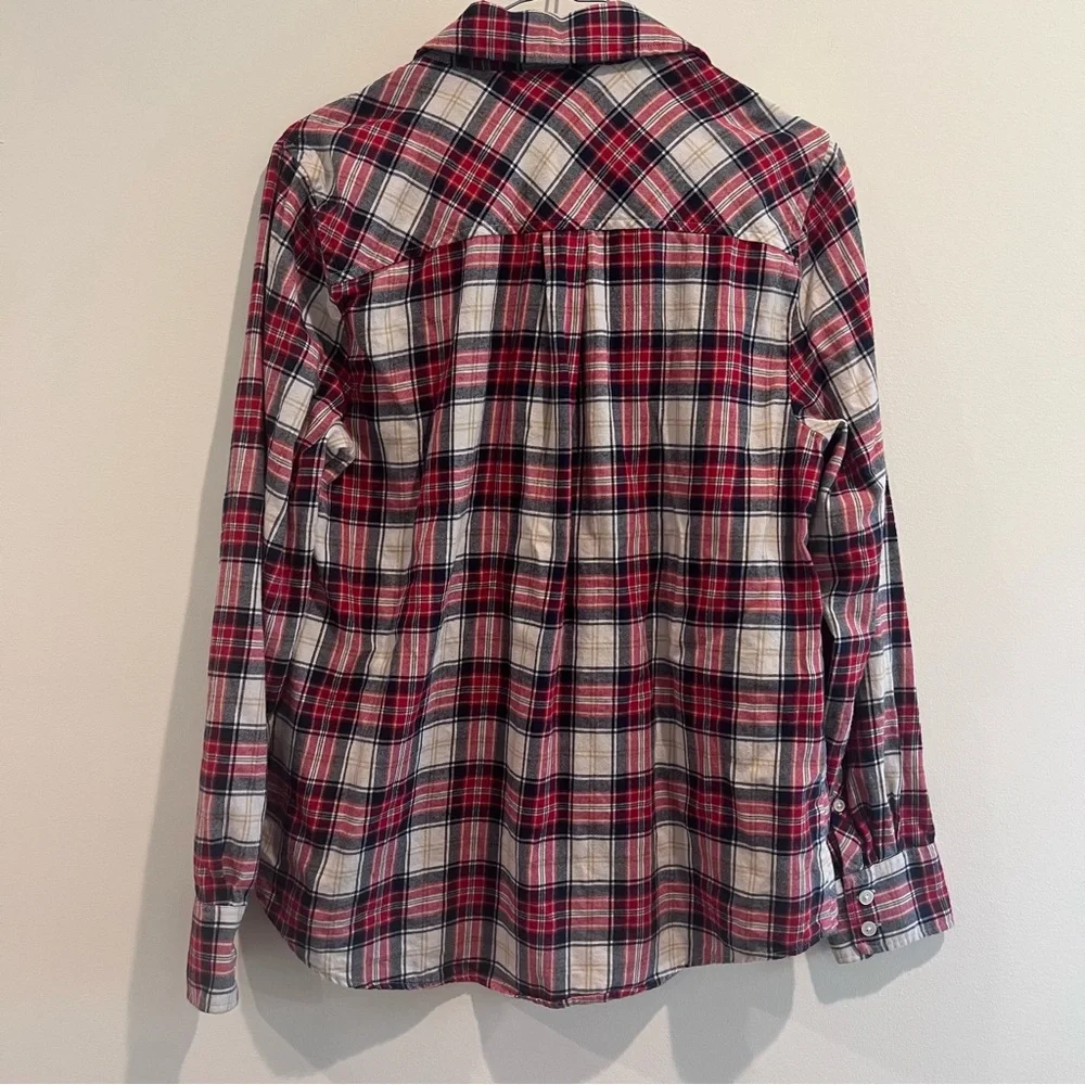 J.Crew plaid‎ shirt womens size S
